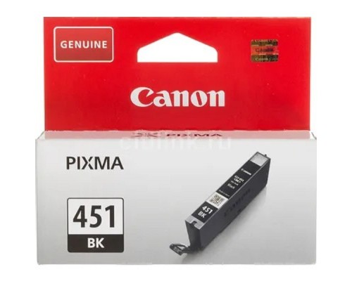 [Расходные материалы] Canon CLI-451Bk 6523B001 Картридж для PIXMA iP7240/MG6340/MG5440, black EMB, 1100стр.