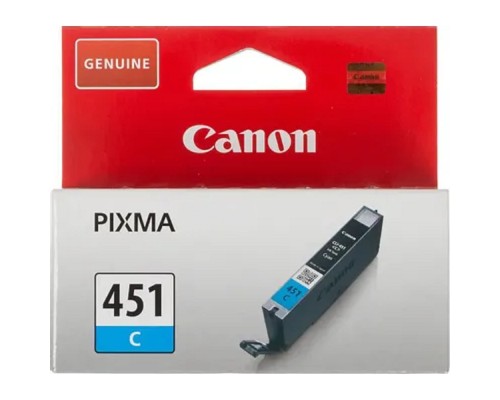 [Расходные материалы] Canon CLI-451C 6524B001 Картридж  для PIXMA iP7240/MG6340/MG5440, Голубой, 332стр.