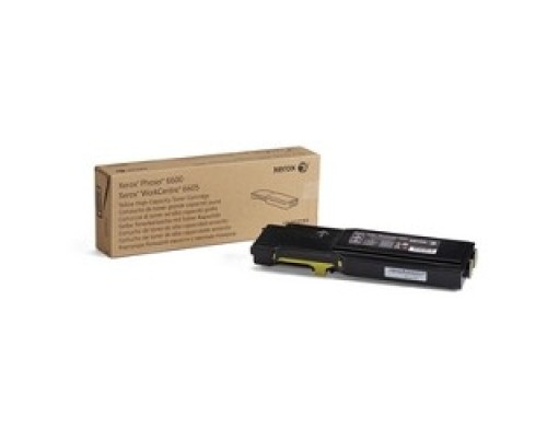 [Расходные материалы] XEROX 106R02235 Тонер-картридж  желтый  (6K) Phaser 6600/WC 6605, 6К