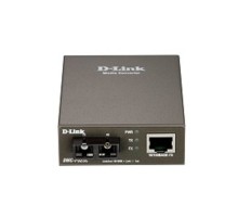 D-Link DMC-F02SC/B1A Медиаконвертер из 100BASE-TX по витой паре в 100BASE-FX по многомодовому волокну (2км, SC) 