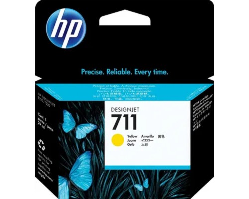 [Расходные материалы] HP CZ132A Картридж №711, Yellow {Designjet T120/T520, Yellow (29ml)}