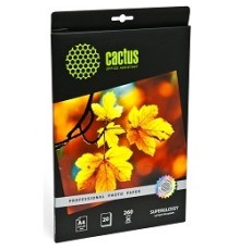 Cactus CS-HGA426020 Фотобумага Professional суперглянцевая А4 260 г/м2 20 листов