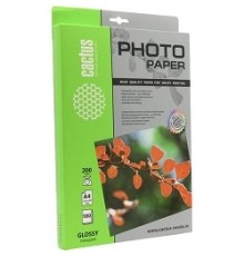Cactus CS-GA4200100 Фотобумага глянцевая, А4, 200 г/м2, 100 листов