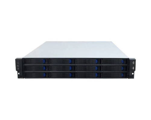 [Корпус] Procase ES212-SATA3-B-0 {2U 12 SATA3/SAS hotswap HDD, глубина 650мм, MB 12