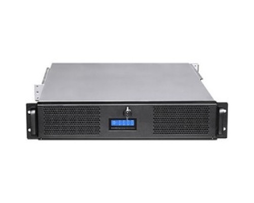 [Корпус] Procase GE201L-B-0 черный {2U, глубина 650мм,контроллер вентиляторов и температуры, MB 12