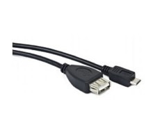 Gembird/Cablexpert A-OTG-AFBM-001 AF/MicroBM, Кабель USB 2.0 OTG  , 0.15м, пакет 
