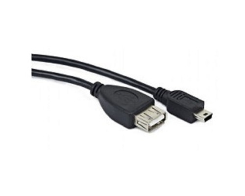 [кабели] Gembird/Cablexpert  A-OTG-AFBM-002 AF/Mini-BM,  Кабель USB 2.0 OTG , 0.15м, пакет 