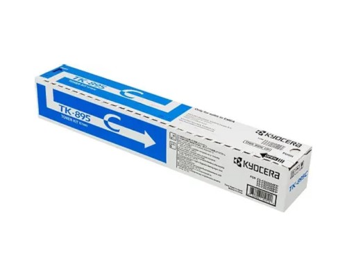 [Расходные материалы] Kyocera-Mita TK-895C Картридж, Cyan {FS-C8020MFP/C8025MFP/C8525MFP, Cyan,  (6 000стр.)}