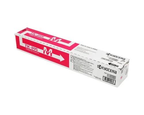 [Расходные материалы] Kyocera-Mita TK-895M Картридж, Magenta {FS-C8020MFP/C8025MFP/C8525MFP, Magenta,  (6 000стр.)}