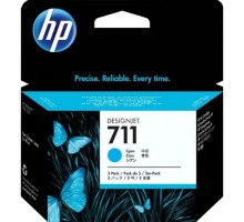 HP CZ134A Картридж №711, Cyan {Designjet T120/T520, Cyan (29ml 3 - pack)}