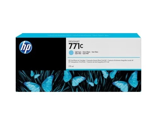[Расходные материалы] HP B6Y12A Картридж №771 {Designjet Z6200, Light cyan, (775ml)}