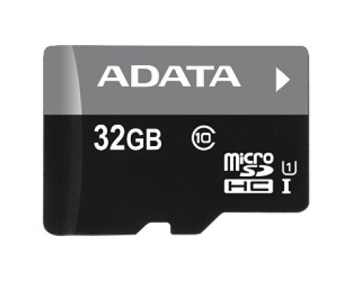 [Карта памяти ] Micro SecureDigital 32Gb A-DATA AUSDH32GUICL10-RA1 {MicroSDHC Class 10 UHS-I, SD adapter}