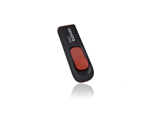 [Носитель информации] A-DATA Flash Drive 32Gb С008 AC008-32G-RKD {USB2.0, Black-Red}