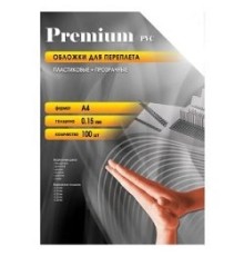 Office Kit Обложки прозрачные пластиковые PCA400180/PVC BINDING COVER  (А4 0.18 мм 100 шт.)