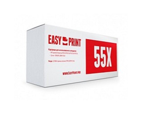[Расходные материалы] EasyPrint CE255X/724H Картридж (LH-55X) для HP  LJ Enterprise P3015/Canon LBP6750dn (12500 стр.) с чипом