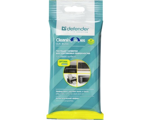 [Чистящие средства ] DEFENDER Салфетки CLN 30200 универсальные в мягкой упаковке, 20шт.