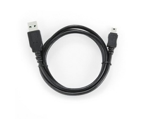 [кабели] Кабель USB2.0 Cablexpert AM-двухсторонний/MiniUSB, медь, экран, Pro, 0.3м, черный, пакет (CC-5PUSB2D-0.3M)