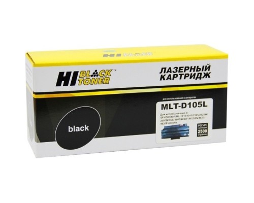 [Расходные материалы] Hi-Black MLT-D105L Картридж для Samsung ML1910/1915/2525/2525W/2580N/SCX4600, с чипом, 2500 стр.