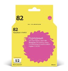 T2 C4912A  Картридж №82 для HP DesignJet 500/510/800/815MFP/820MFP/CC820PS, пурпурный
