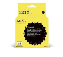 T2 CC641HE Картридж №121XL для HP Deskjet D1663/D2563/D5563/F2423/F4275/C4683/110e/120e, черный, 600 стр.