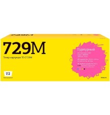 T2 Cartridge 729 Картридж (TC-C729M) для Canon i-SENSYS LBP7010C/HP LJ Pro CP1025 (1000 стр.) Пурпурный, с чипом