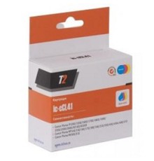 T2 CL-41 Картридж (IC-CCL41) для Canon Pixma iP1200/1800/1900/2200/6210D/MP140/210/MX300, цветной