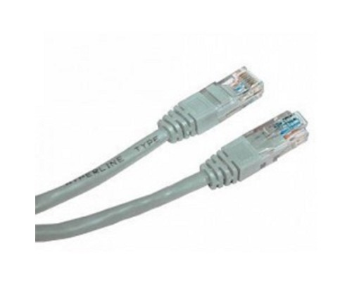 [Коммутационный шнур] Cablexpert Патч-корд UTP PP12-0.25M кат.5, 0.25м, литой, многожильный (серый)