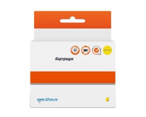 [Расходные материалы] T2 C13T13044010 Картридж (IC-ET1304) для Epson Stylus SX525WD/Office B42WD/BX320FW/WF7015/7515, жёлтый  с чипом