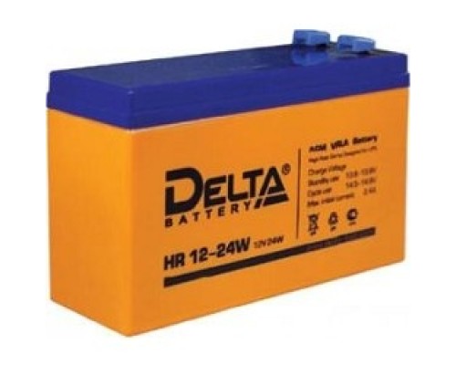 [батареи] Delta HR 12-24 W (6 Ач, 12В) свинцово- кислотный  аккумулятор  