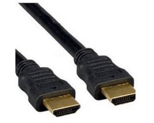 [кабели] Кабель HDMI Cablexpert CC-HDMI4F-1M, 19M/19M, v2.0, медь, позол.контакты, экран, плоский кабель, 1м, черный, пакет