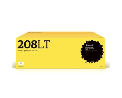 [Расходные материалы] T2 AR-208T/LT Тонер-картридж TC-SH208 для Sharp AR-203E/5420/5420QE/AR-M201, черный, 8000 стр.