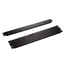 Hyperline BPV-1-RAL9005 Фальш-панель на 1U, цвет черный (RAL 9005)