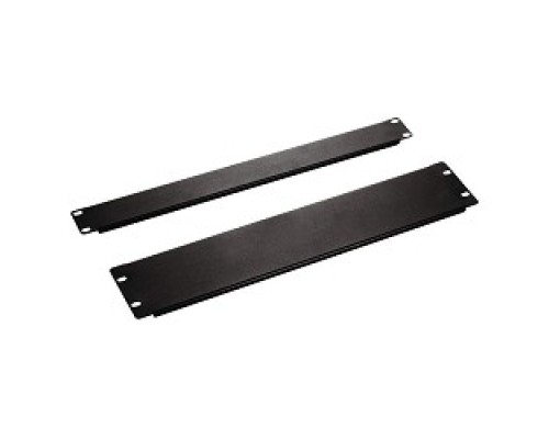 [Монтажное оборудование] Hyperline BPV-1-RAL9005 Фальш-панель на 1U, цвет черный (RAL 9005)