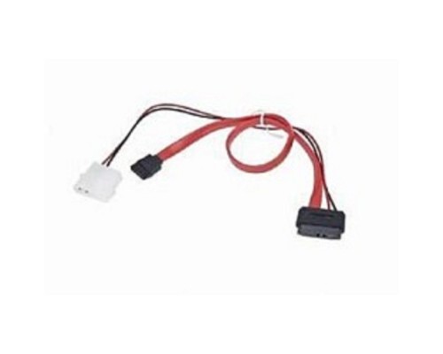 [кабели] Gembird/Cablexpert Кабель Combo miniSATA , molex+SATA/miniSATA, 6pin+7pin, (длина инт-35см, пит-30см),(CC-SATA-C2)