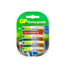 GP ReEnergy 270AAHC AA, емкость 2650 мАч (270AAHC3/1RGY-2CRCB4) (акция3+1)  аккумулятор
