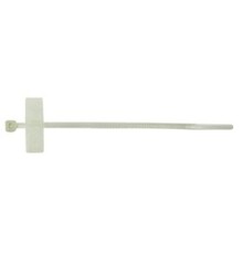 Gembird MPT-210x2.5 Стяжки пластиковые 210 мм х 2.5 мм с площадками для маркировки (100 шт.)(MPT-210x2.5)
