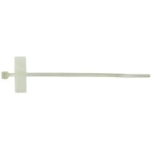 Gembird MPT-210x3.0  Стяжки пластиковые 210 мм х 3.0 мм с площадками для маркировки  (100 шт.)(MPT-210x3.0)