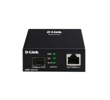 D-Link DMC-G01LC/C1A Медиаконвертер с 1 портом 100/1000Base-T и 1 портом 1000Base-X SFP