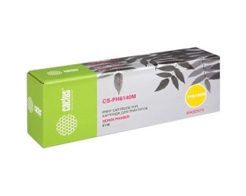 [расходные материалы] CACTUS 106R01483 Тонер-картридж Cactus CS-PH6140Y (106R01483) для принтеров Xerox Phaser 6140,желтый 2000 стр.