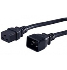 Hyperline PWC-IEC19-IEC20-1.8-BK Кабель питания IEC 320 C19 - IEC 320 C20 (3x1.5), 1.8 м