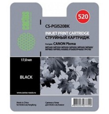 PGI-520BK_ CACTUS Картридж  для CANON PIXMA MP540/ MP550/ MP620/ MP630/ MP640/ MP660/ MP980/ MP990; MX860; iP3600/iP4600/ iP4700, черный, 344 стр.