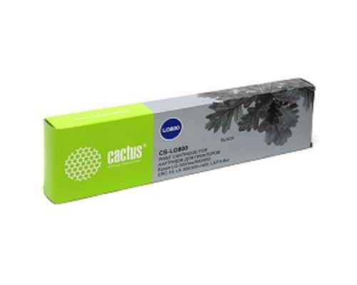 [Расходные материалы] CACTUS LQ800 Картридж матричный (CS-LQ800) для Epson LQ-300/5xx/800/850; ERC-19; LX-300/300+/400; LX/FX-8xx, ресурс 3 000 000 зн, black
