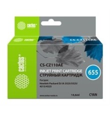 CACTUS CZ110AE Картридж № 655 (голубой) для принтеров HP DJ IA 3525/5525/4515/4525