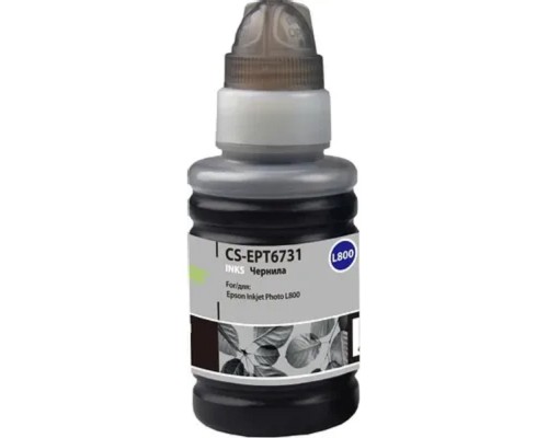 [расходные материалы] CACTUS Чернила CS-EPT6731 для Epson L800 ,черный, 100 мл