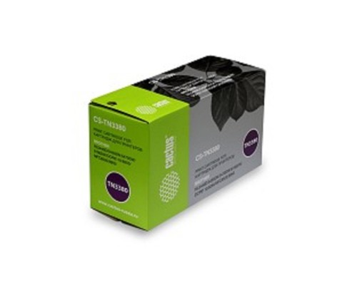 [расходные материалы] CACTUS TN-3380 Тонер-картридж CS-TN3380 для принтеров Brother HL5440D/5450DN/5470DW/6180DW черный 8000 стр