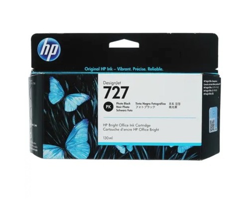[Расходные материалы] HP B3P23A Картридж №727, Photo Black {Designjet T920/T1500, Photo black (130ml)}