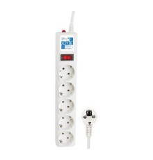 PowerCube Сетевой фильтр 1.9м 5 розеток (SPG-B-6-WHITE), белый