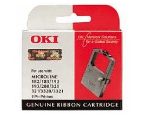 [Расходные материалы] OKI 01108002/09002303  Картридж с красящей лентой {Microline 280/320/321/3320/3321/3310/3311}