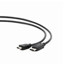 Кабель DisplayPort-HDMI Gembird/Cablexpert  3м, 20M/19M, черный, экран, пакет(CC-DP-HDMI-3M)
