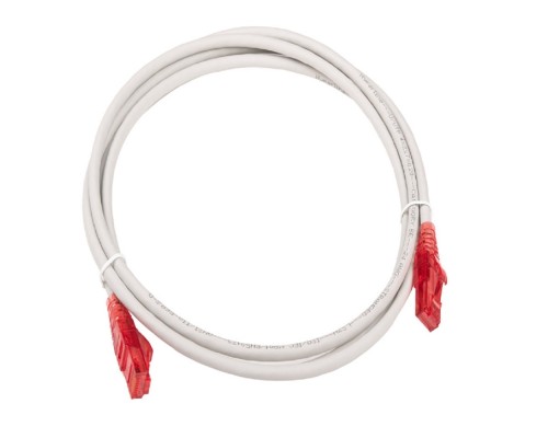 [Патч-корд] Hyperline PC-LPM-UTP-RJ45-RJ45-C5e-2M-LSZH-GY Патч-корд U/­UTP, Cat.5e, LSZH, 2 м, серый